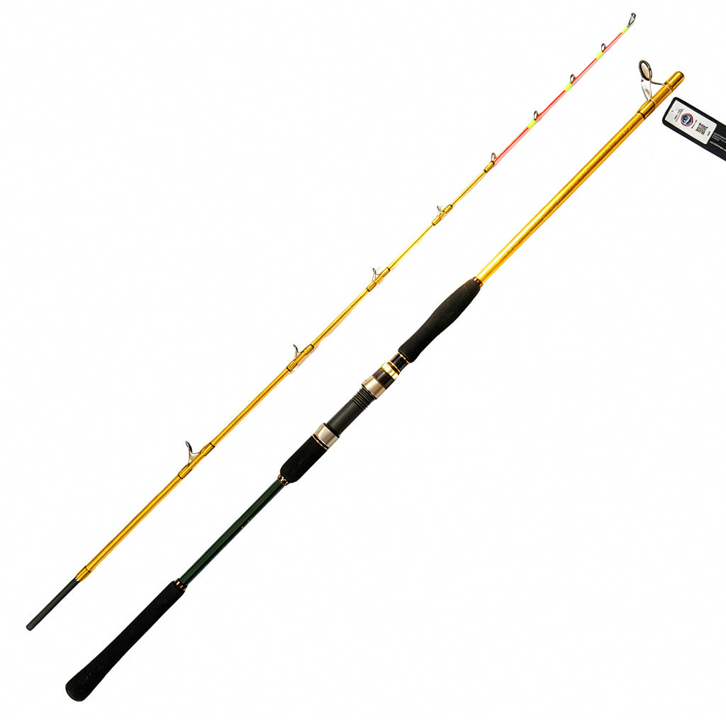 Electric Reel Boat Rod, Straight Handle, 2-Piece, 2.0–2.3 m