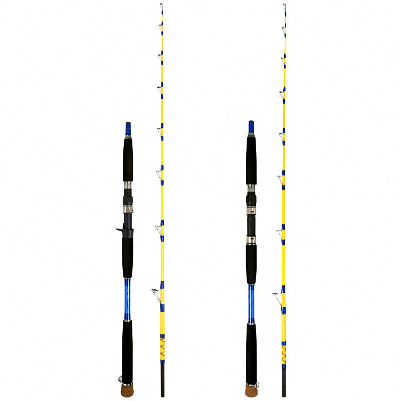 Offshore Boat Fishing Rod, 2-Piece Carbon, 1.6–1.9 m – product photo