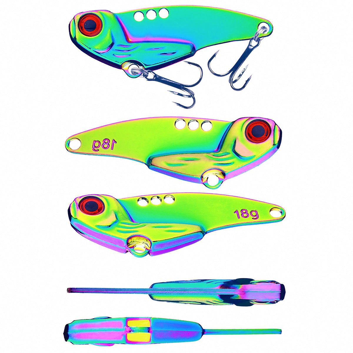 Metal VIB Blade Bait, 3–20 g (0.1–0.7 oz)