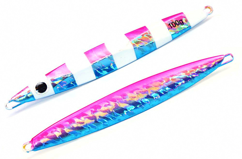 Glow Stripe Slow Pitch Jig, 80-100 g (2.8-3.5 oz) – product photo