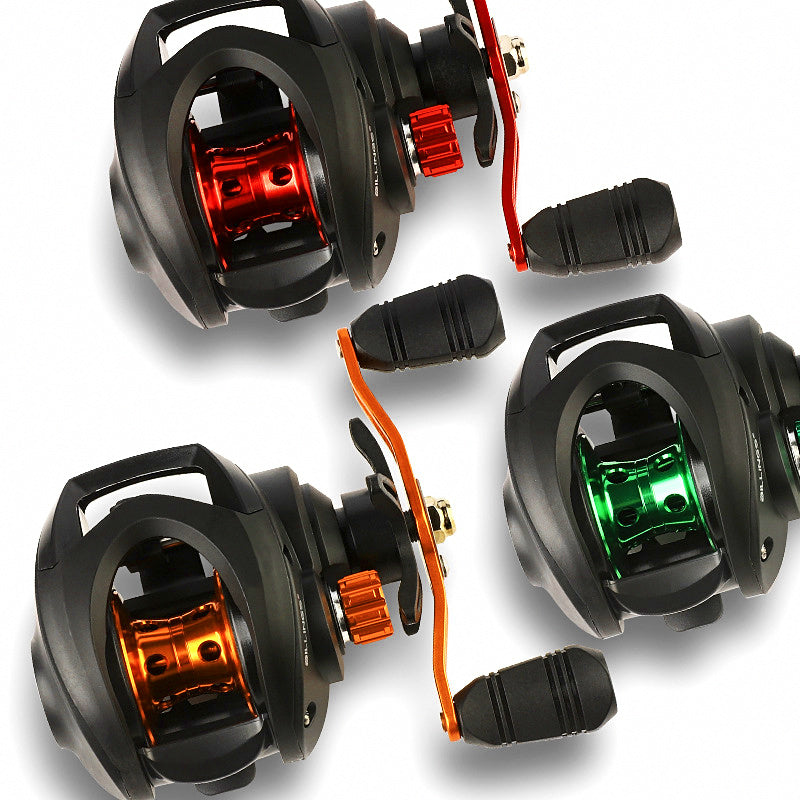 All-Metal Round Baitcasting Reel, Left or Right Hand