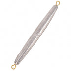 Long Cylinder Sinker, Double Eye Ring, 1–3.5 oz (30–100 g)