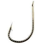 Carbon Steel Fishing Hooks, Barbed or Barbless, 50 Pack
