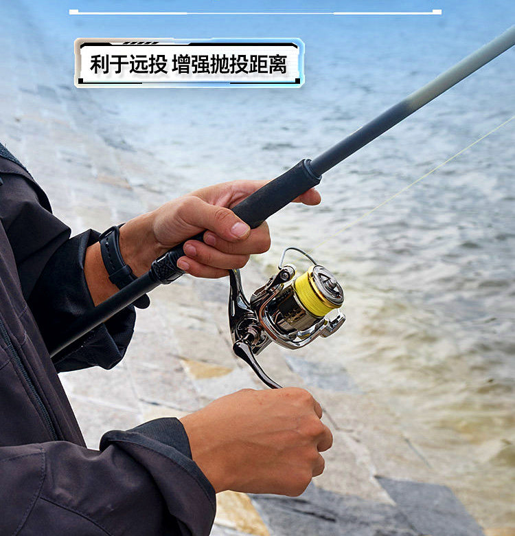 Carbon Shore Casting Rod, 2-Piece, 2.4–3.0 m (7.9–9.8 ft) – product photo