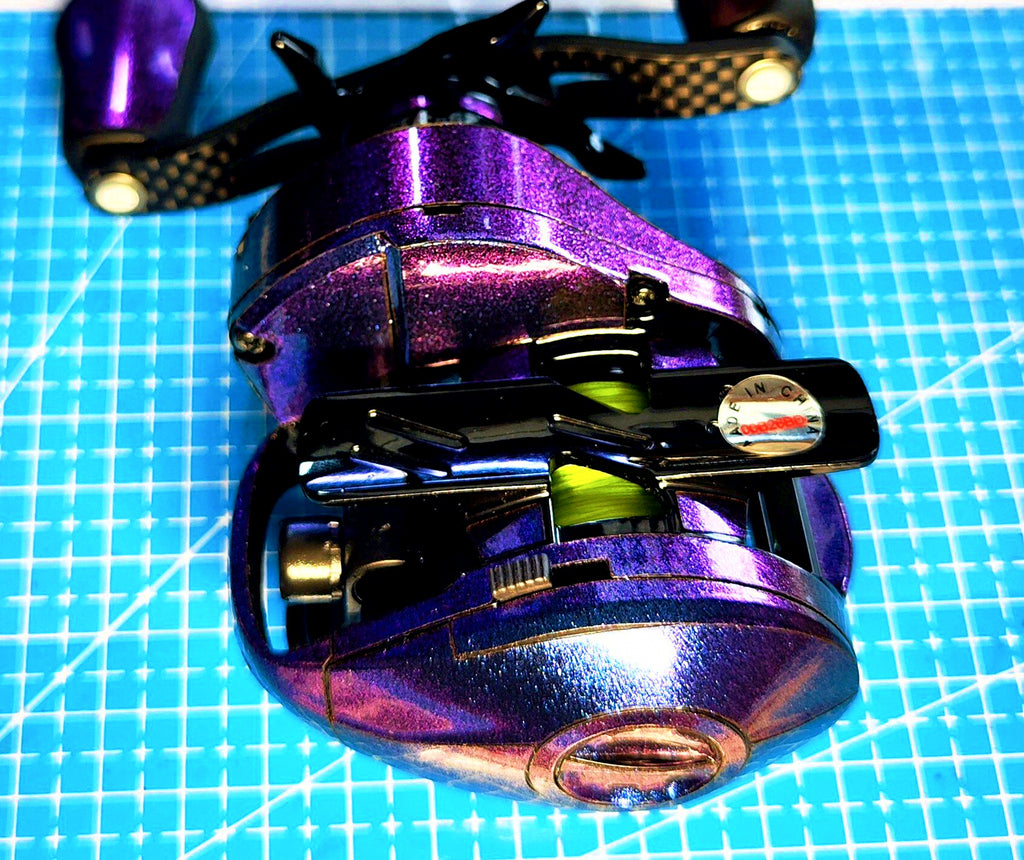 Pre-Cut Baitcasting Reel Wrap Film Kit, Left or Right Hand – product photo
