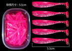 T-Tail Soft Plastic Swimbait Grubs, 5.5–7 cm (2.2–2.8 in) – product photo