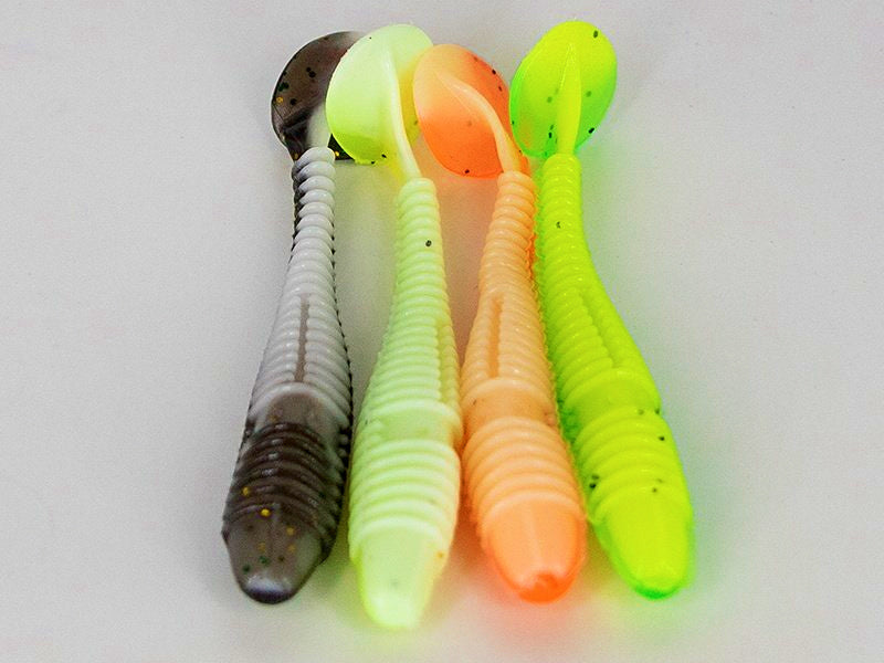 T-Tail Soft Plastic Grub Swimbaits, 5.5–7.5 cm (2.2–3.0 in) – product photo