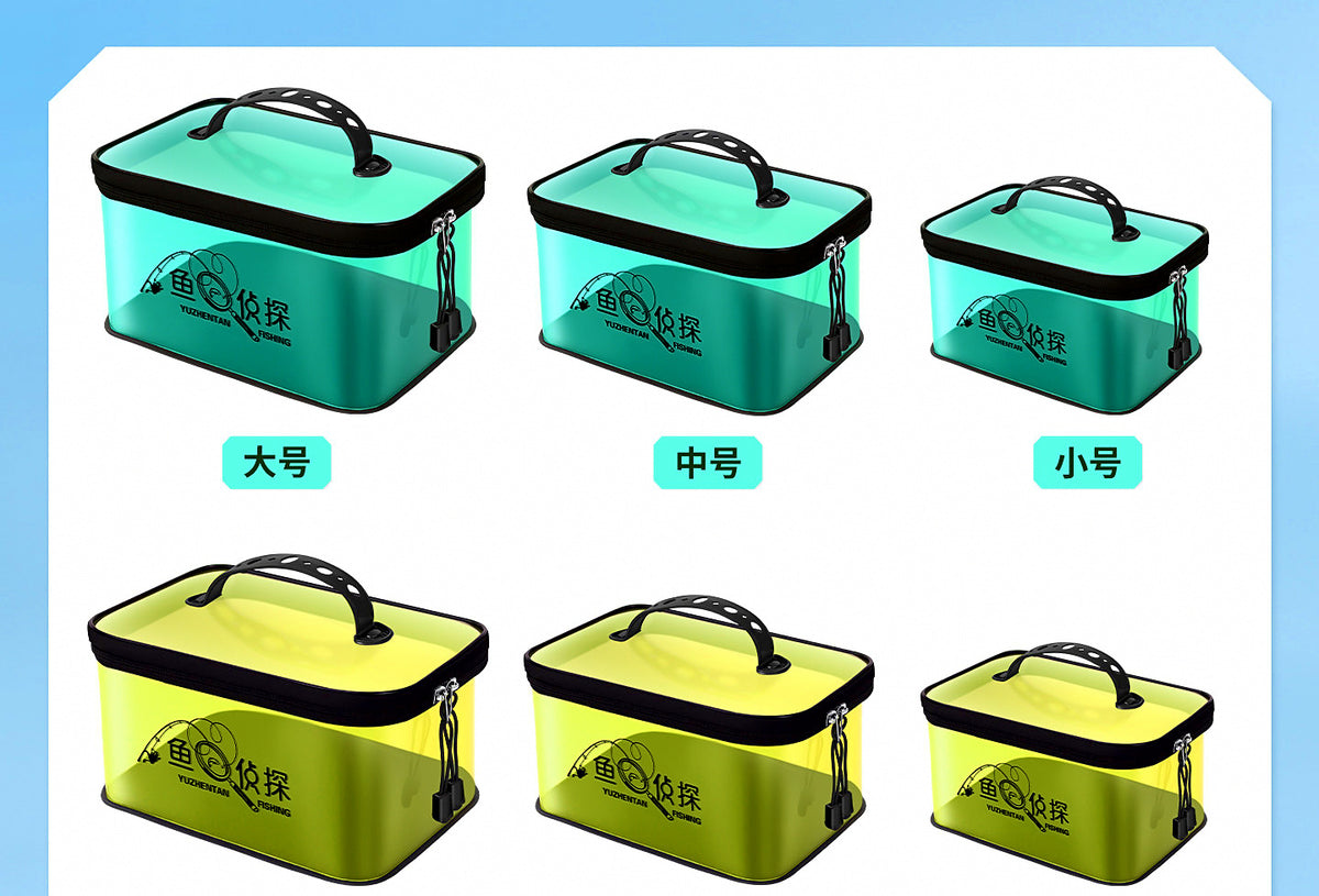 Clear Foldable Lure Tackle Box, Small / Medium / Large – product photo