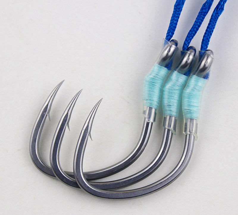 Pre-Tied Tube Hooks for Slow Pitch Jigs, 3/0–9/0 – product photo