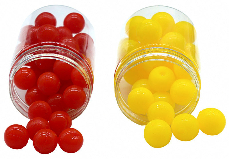 Scented Soft Floating Beads, Corn & Strawberry, 13-18 mm – product photo