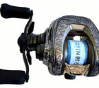 Baitcasting Reel Skin Film, Clear Bling or Summer Ripple – product photo