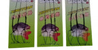 3-Hook Snelled Hook Rig, Iseni & Maruseigo, Braid Line – product photo
