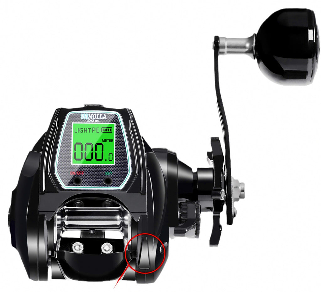 Wide Body Digital Baitcasting Reel, Left or Right Hand – product photo