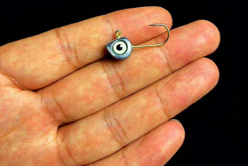 Glow Red Eye Lead Jig Head Hooks, 10 pcs, 2–7 g (0.07–0.25 oz) – product photo