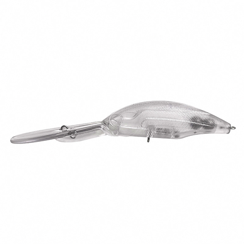 Unpainted Floating Long Lip Minnow Blank, 9 g / 17 g