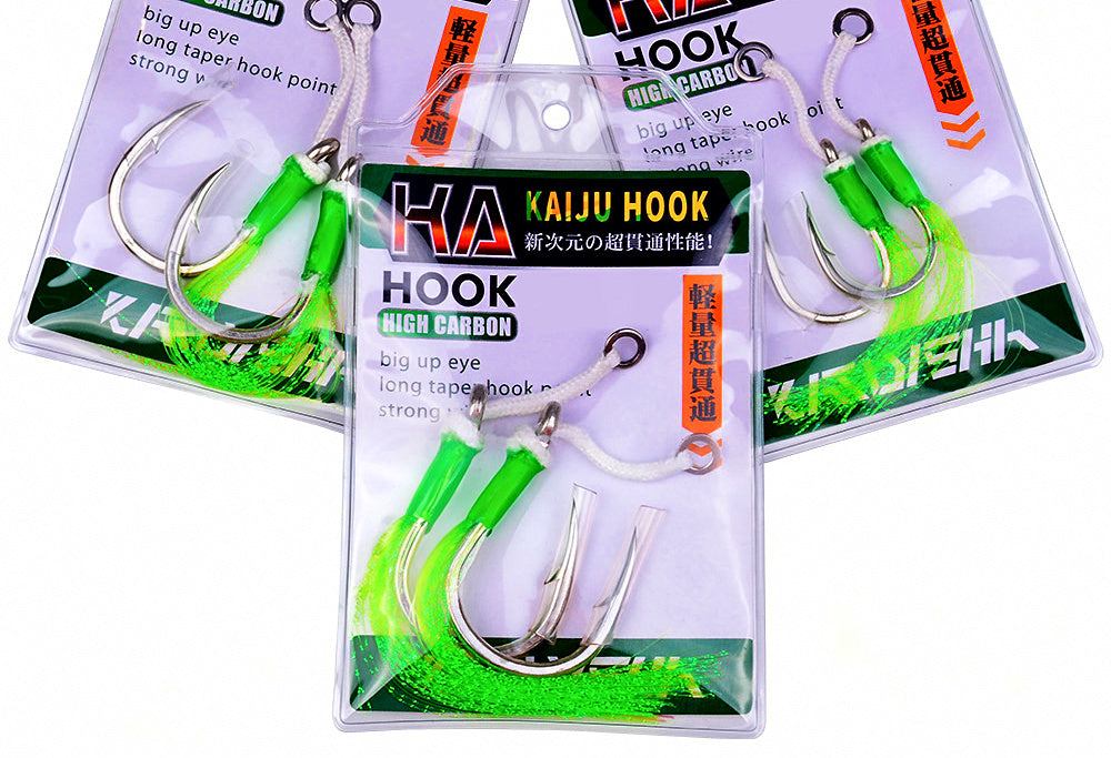 Single Assist Hooks for Jigs, Sizes 3/0–13/0, 2-Pack – product photo