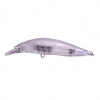 Unpainted Clear Floating Minnow Lure Blank