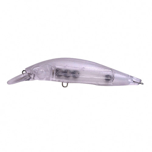 Unpainted Clear Floating Minnow Lure Blank