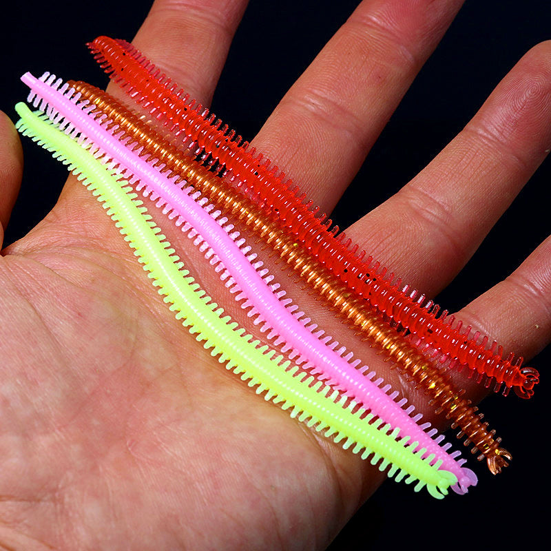 Artificial Sandworm Soft Bait, 12.5 cm (4.9 in), 10 Pack – product photo