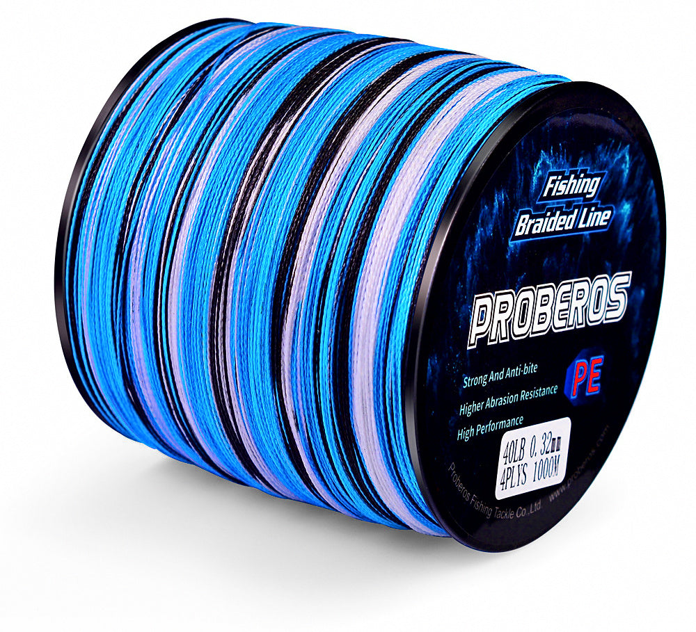 4-Strand PE Braided Fishing Line, Camo, 300–1000 m – product photo