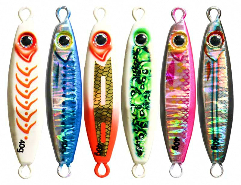UV Glow Metal Jig, Fish Shape, 20–80 g (0.7–2.8 oz) – product photo