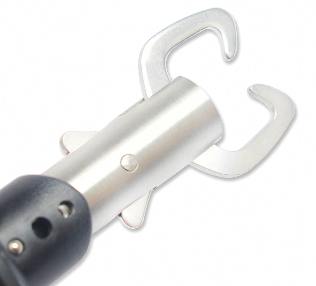Stainless Steel Fish Gripper with Lanyard, Mini Pistol Grip – product photo