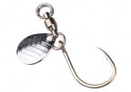 Swivel Spinner Blade Single Hook, Size 1/0, Barbed – product photo
