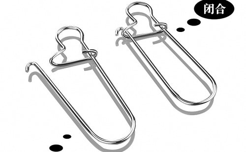 Fast Change Safety Pin Snaps, Stainless or Carbon Steel – product photo