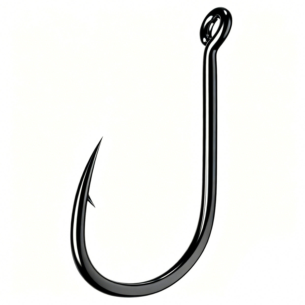 Iseni Barbed Fishing Hooks, Black, Boxed Pack, Sizes 3-14