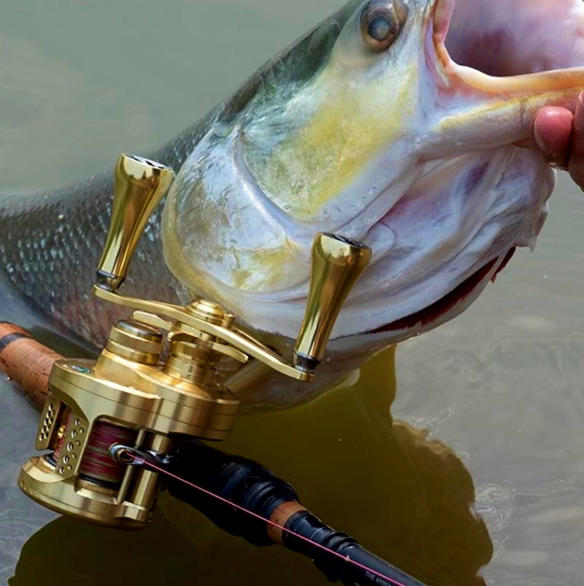 Aluminum Baitcasting Reel Handle Knobs, Pair – product photo