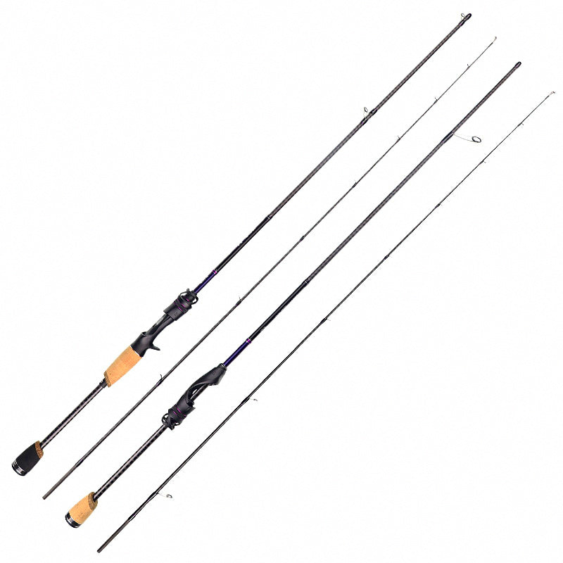 2-Piece Carbon Lure Rod, Spinning/Casting, 1.92–2.16 m