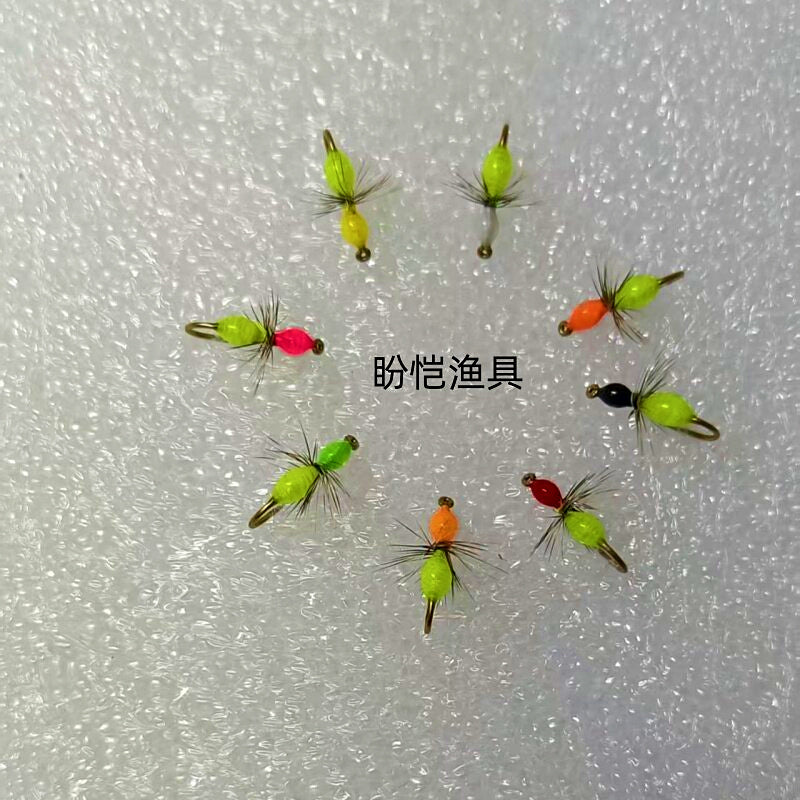 Glow Ant Fly Hooks, 8-Pack, Sizes 8–18 – product photo
