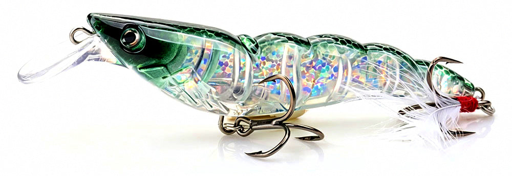 Sinking Minnow Lure, Feathered Hook, 10.5 cm 13 g (0.46 oz) – product photo