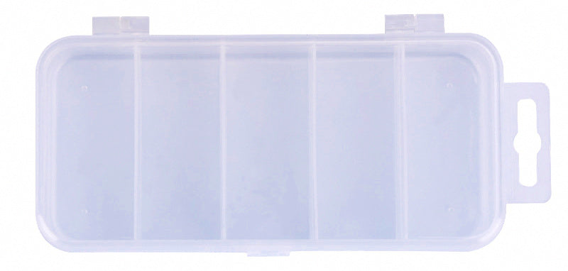 Clear Plastic Lure & Tackle Box, 13.3 x 6.2 x 2.5 cm (5.2 in) – product photo