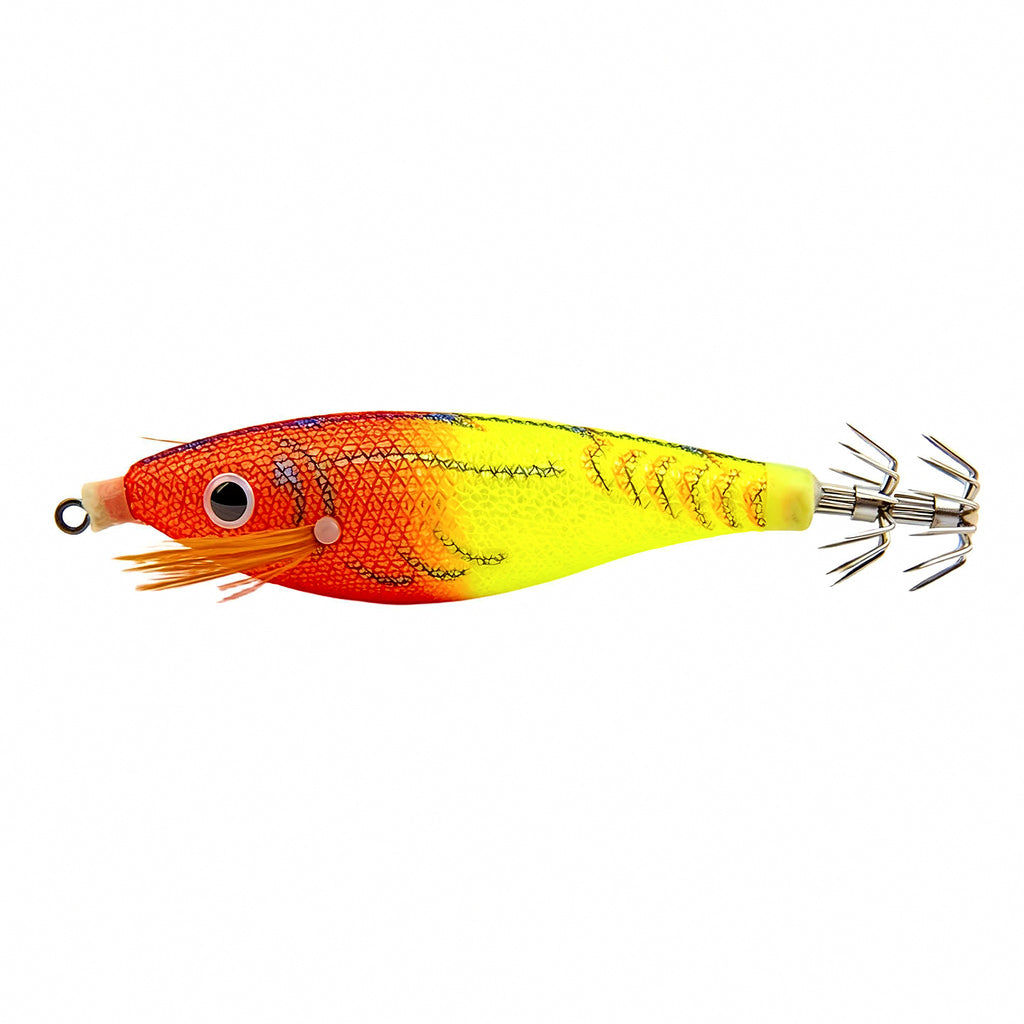 Glow Wooden Shrimp Squid Jig (Egi), 6.5 g (0.23 oz)