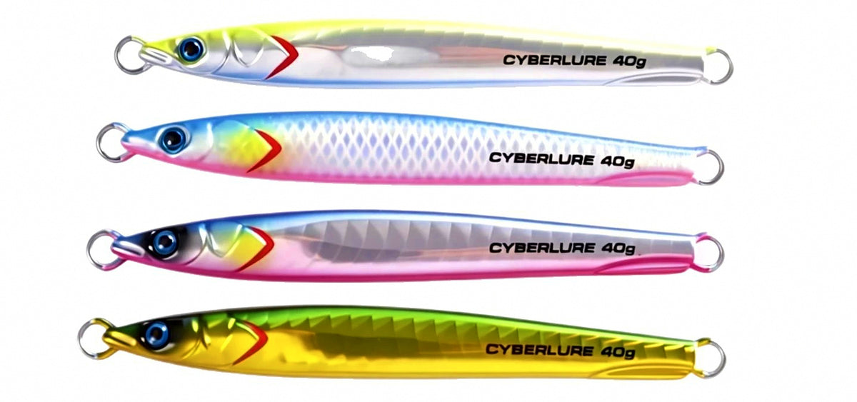 Slim Metal Jig, 40–80 g (1.4–2.8 oz), Glow/Ripple Colors – product photo