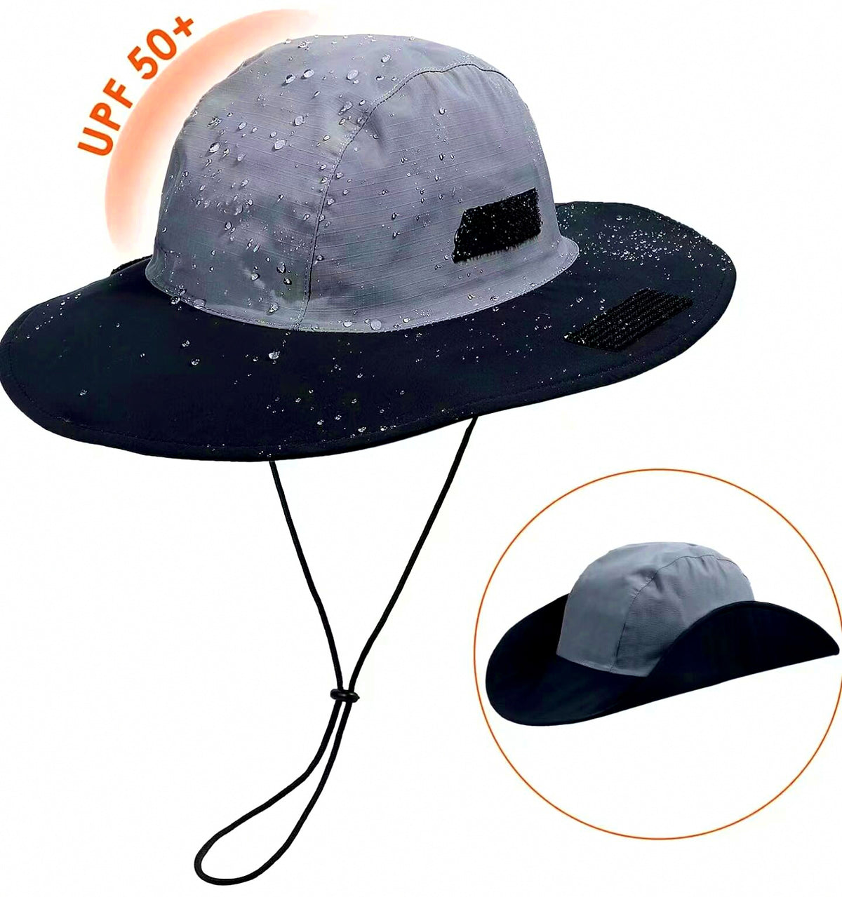 Waterproof Windproof Fishing Bucket Hat, One Size – product photo