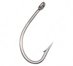 Stainless Steel Barbed Eyed Hooks, Sizes #1–6/0, 50 Pack – product photo