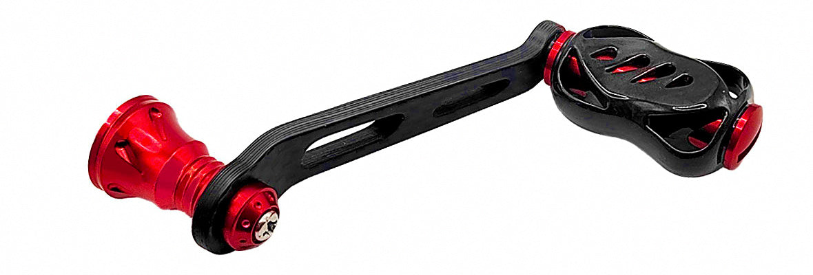 Carbon Fiber Spinning Reel Handle with Round Knob – product photo