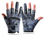 Fishing Gloves, Three-Finger or Half-Finger, Sun & Grip – product photo