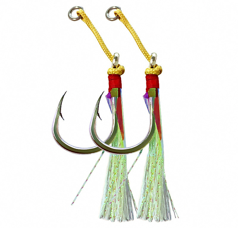 Single Assist Hooks for Slow Pitch Jigs, Sizes 1/0–5/0 – product photo