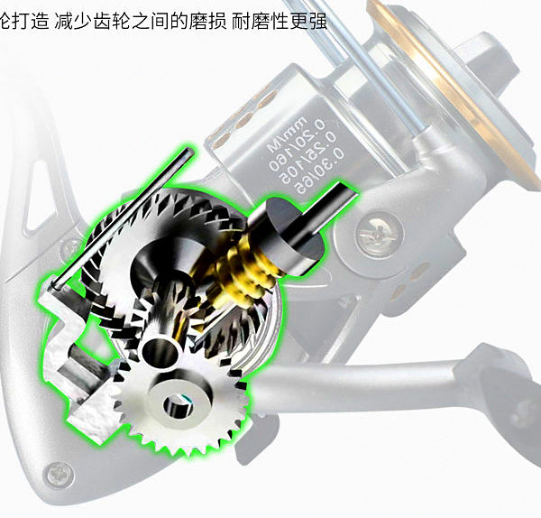 Metal Spool Spinning Reel, Sizes 1000–7000 – product photo