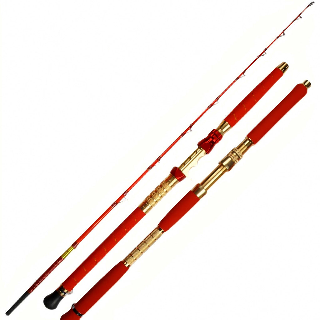 Solid Fiberglass Electric Reel Boat Rod, 1.5–2.7 m (4.9–8.9 ft) – product photo