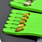 Micro Spinner Spoon Fly Lure, Double Hook, Ceramic Ring – product photo