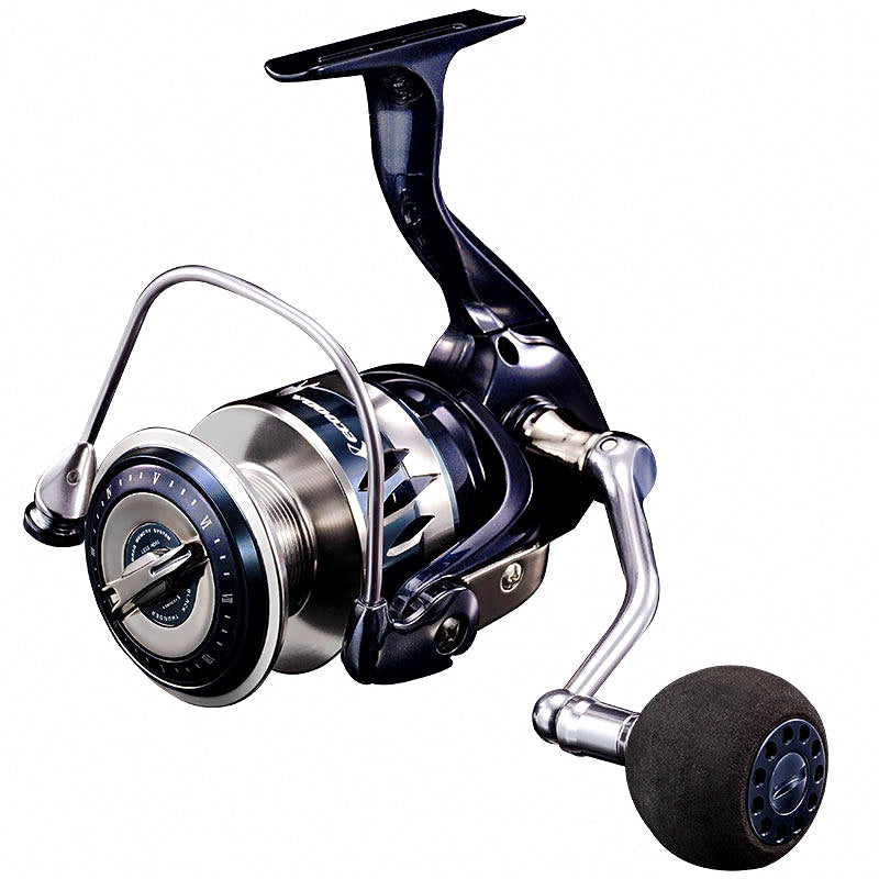 Front Drag Spinning Reel, Interchangeable Handle, 2000–5000