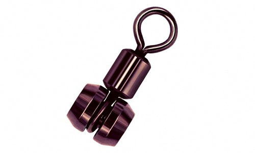 Anti-Tangle 3-Way Swivel Rig Connector, Stainless Steel – product photo