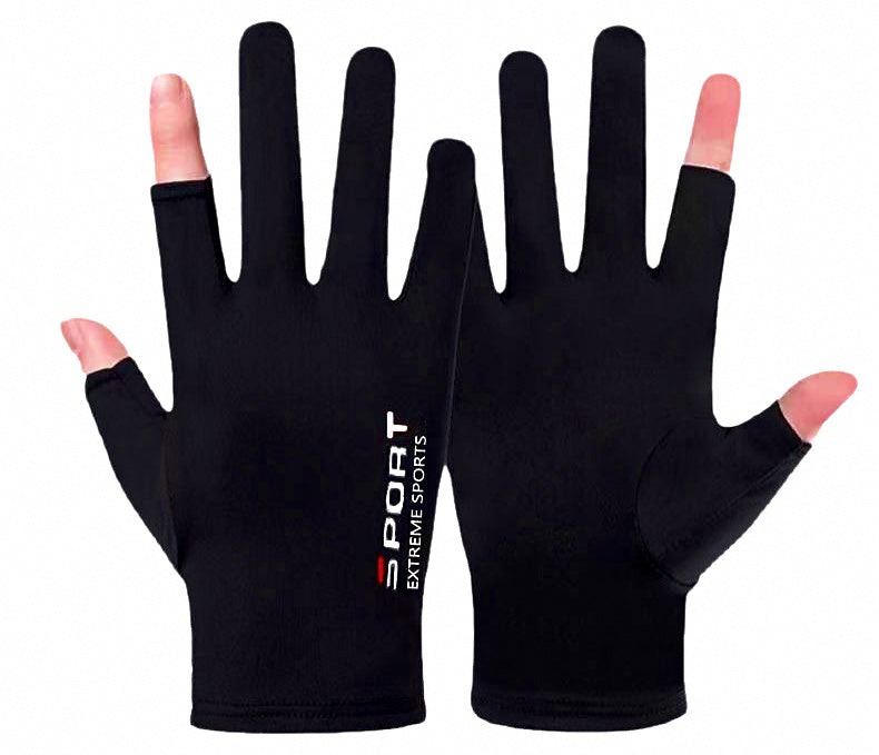 UV Sun Protection Fishing Gloves, Touchscreen, Fingerless – product photo