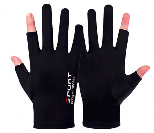 UV Sun Protection Fishing Gloves, Touchscreen, Fingerless – product photo