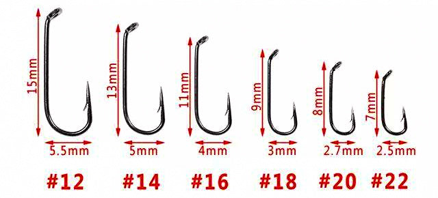 Micro Shrimp Fly Lure Hooks, 10-Pack, Sizes #14–#20 – product photo