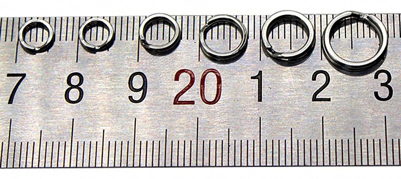 304 Stainless Double Split Rings, 10,000 pc Bulk Pack – product photo